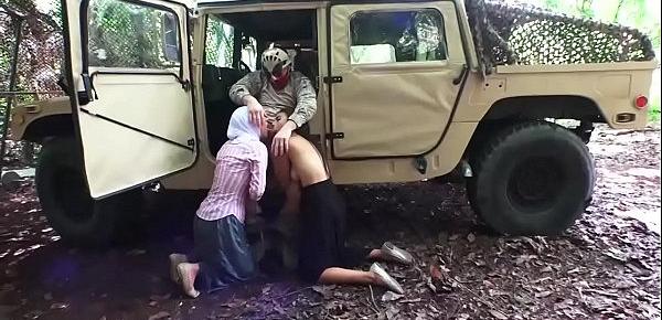  Local beauty grinding her pussy on top of that soldier cock!